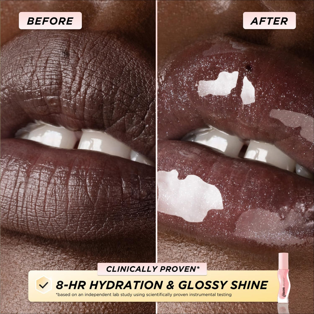 Gisou Honey Gloss Hydration Trio – Wildflower Honey Hair Perfume, Watermelon Sugar Lip Oil, Hair Oil