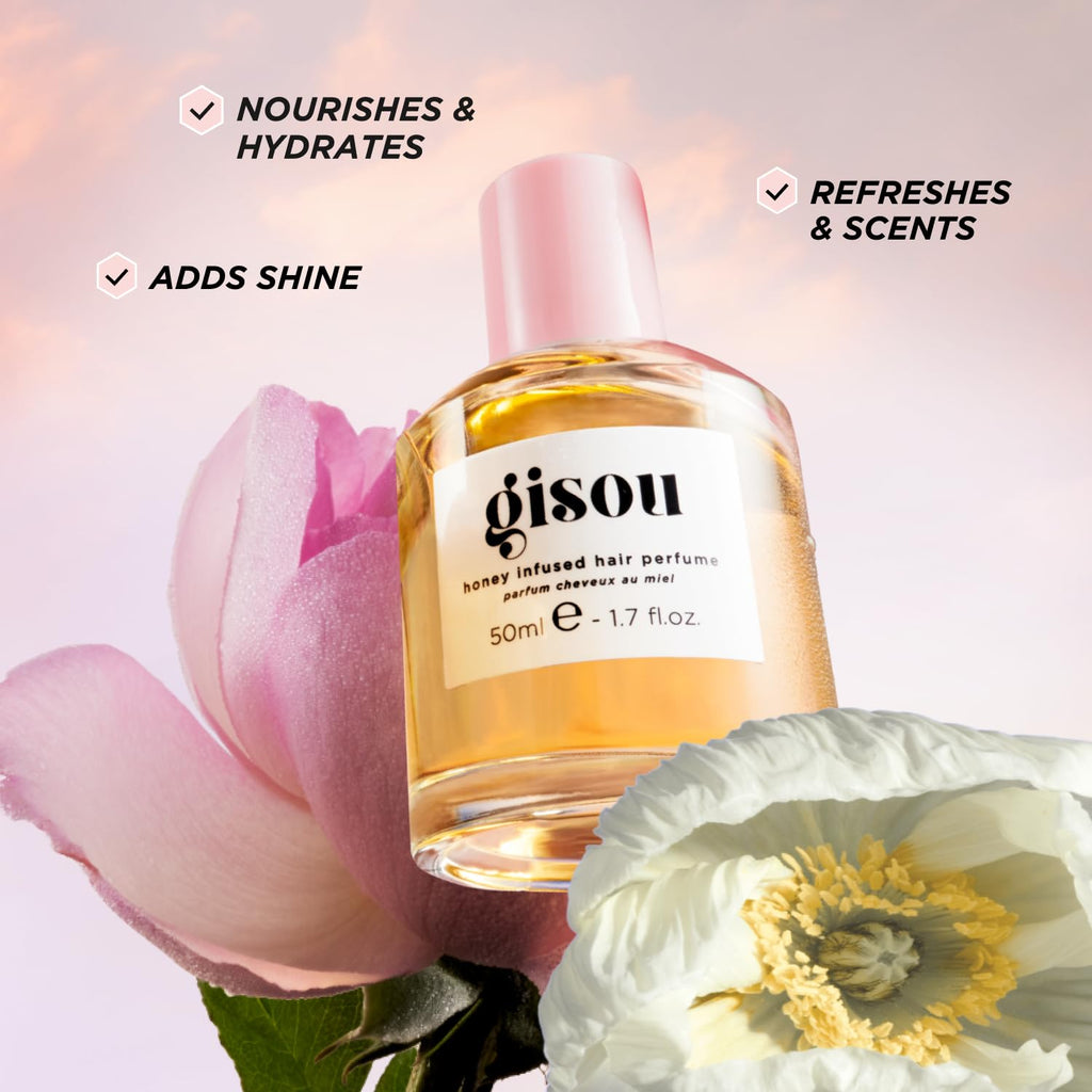 Gisou Honey Infused Hair Perfume – Wildflower Honey (15ml) | Signature Shine