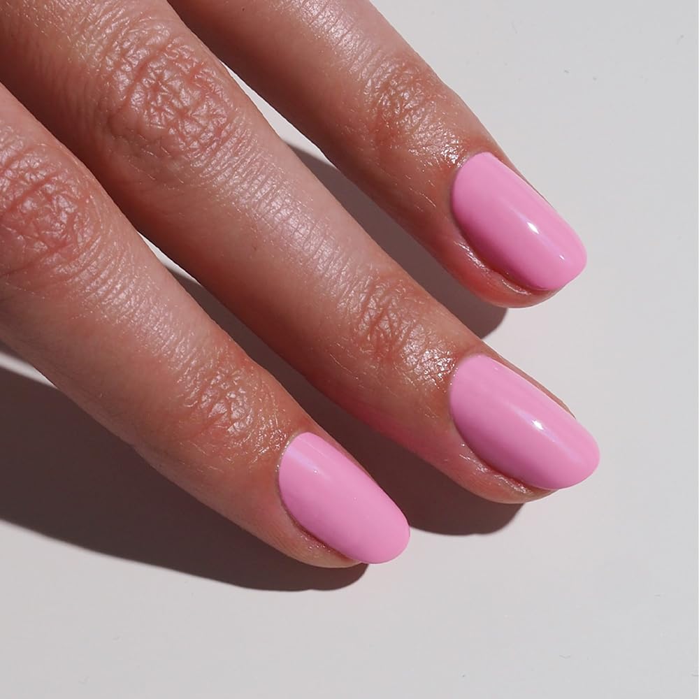 gitti Plant-based Nail Polish Solar Pink 031 – Non-Toxic, 30-Free, Vegan, Cruelty-Free, Glossy Color (0.5 fl oz)