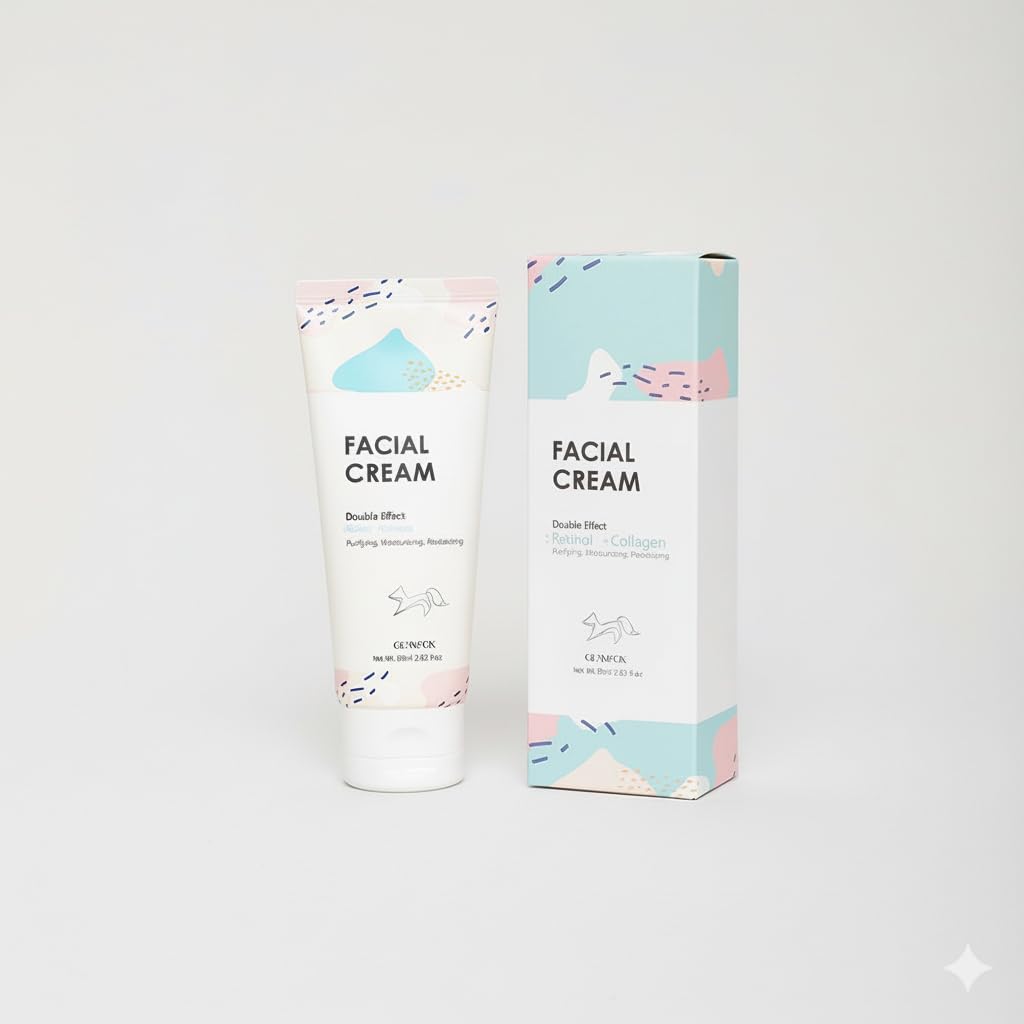 Glamfox Facial Cream with Retinol and Collagen – Balanced, Radiant Skin