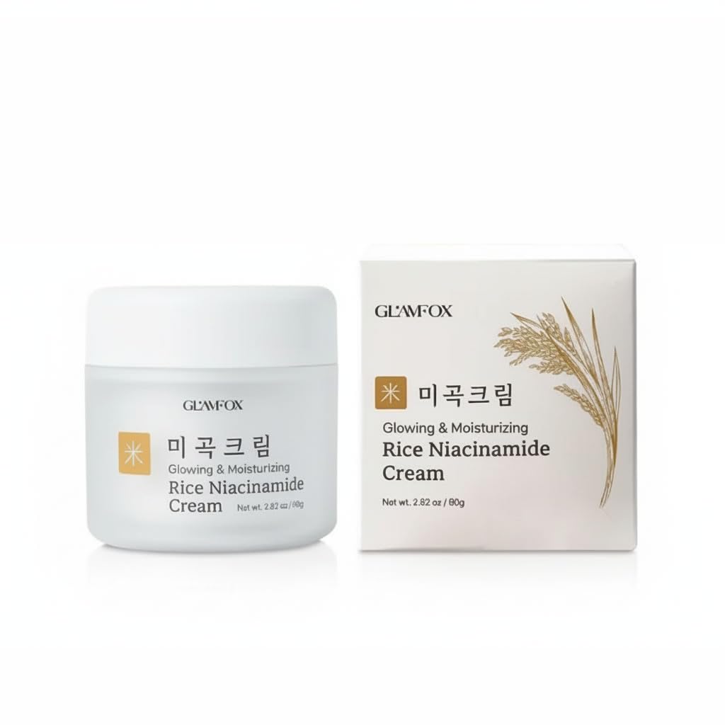Glamfox Rice Niacinamide Cream – Glowing, Hydrating & Barrier-Strengthening