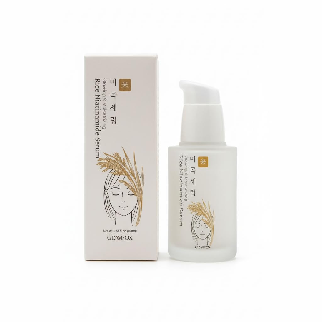 Glamfox Rice Niacinamide Serum — Hydrating, Revitalizing Facial Serum