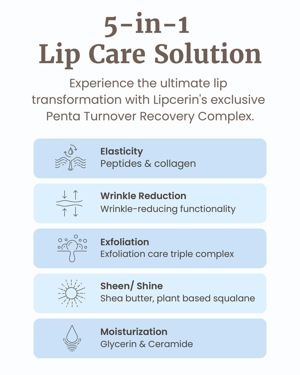 Glint Lipcerin Icy Blue Lip Gloss by Glint by VDIVOV – Hydrating, Vegan, 0.5 fl oz