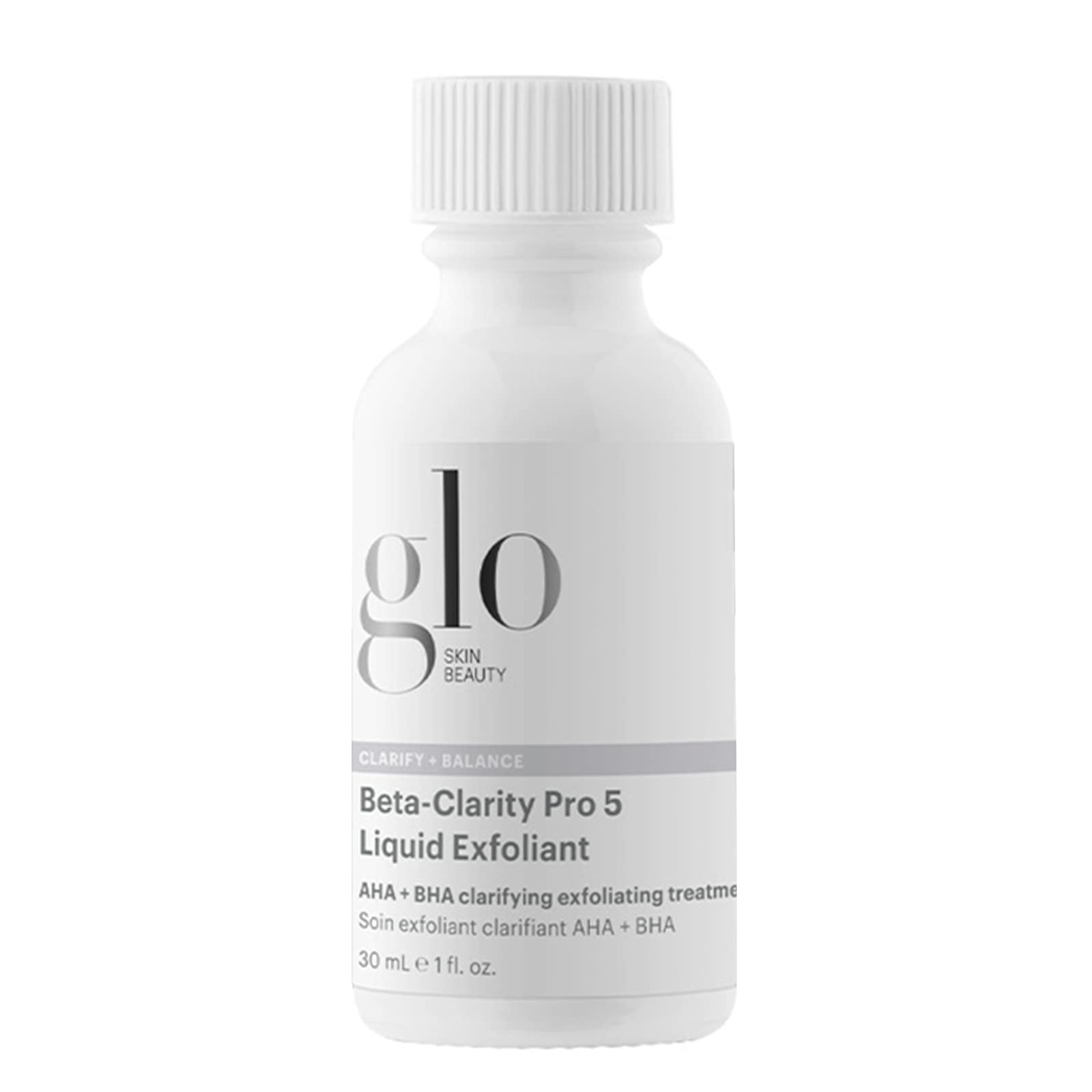 Glo Skin Beauty Beta-Clarity Pro 5 Liquid Exfoliant – Travel Size | AHA + BHA Clarifying & Balancing