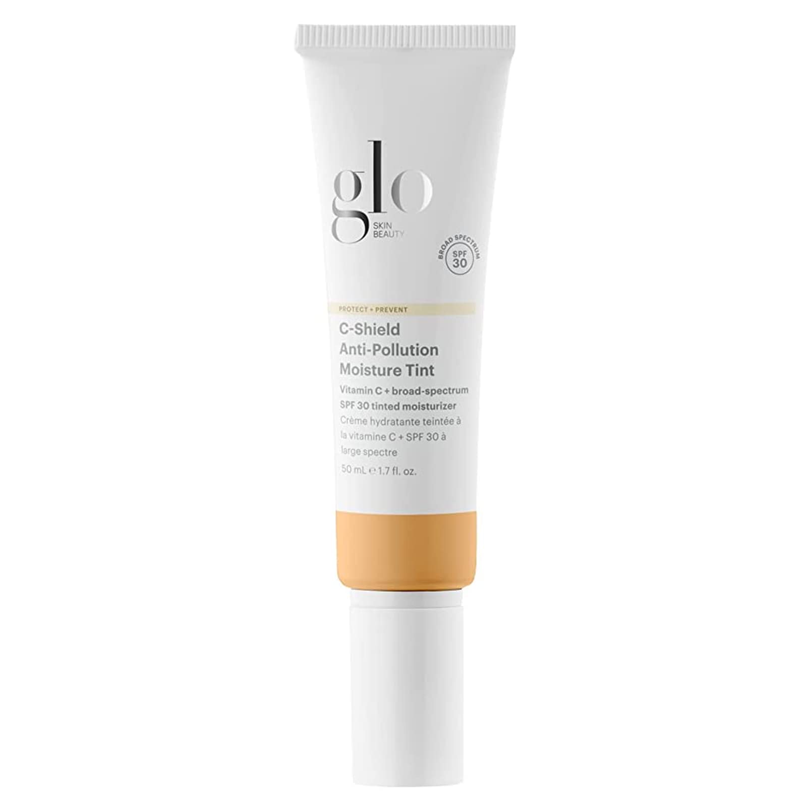 Glo Skin Beauty C-Shield Anti-Pollution Moisture Tint SPF 30 – 5W-Medium, 1.7 oz