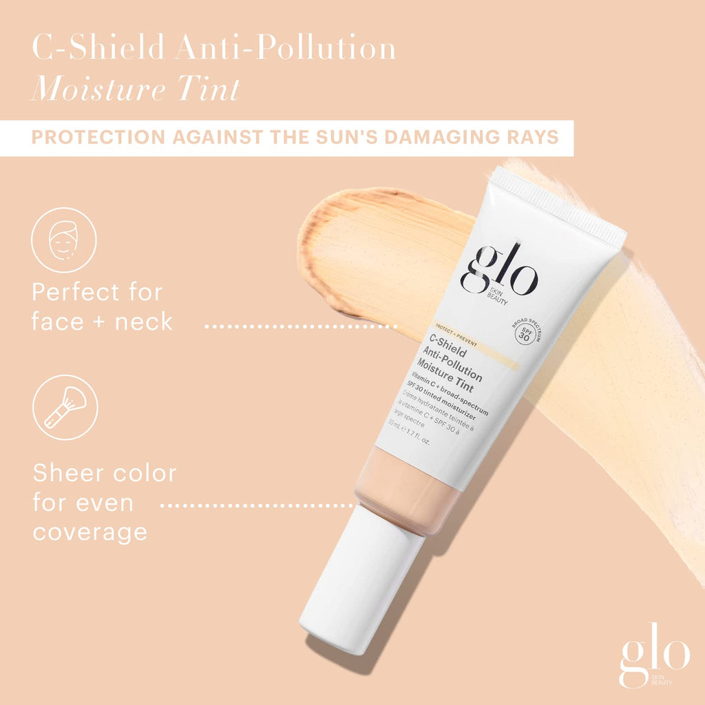 Glo Skin Beauty C-Shield Anti-Pollution Moisture Tint SPF 30 | Tinted Moisturizer with Vitamin C (1N-Fair)
