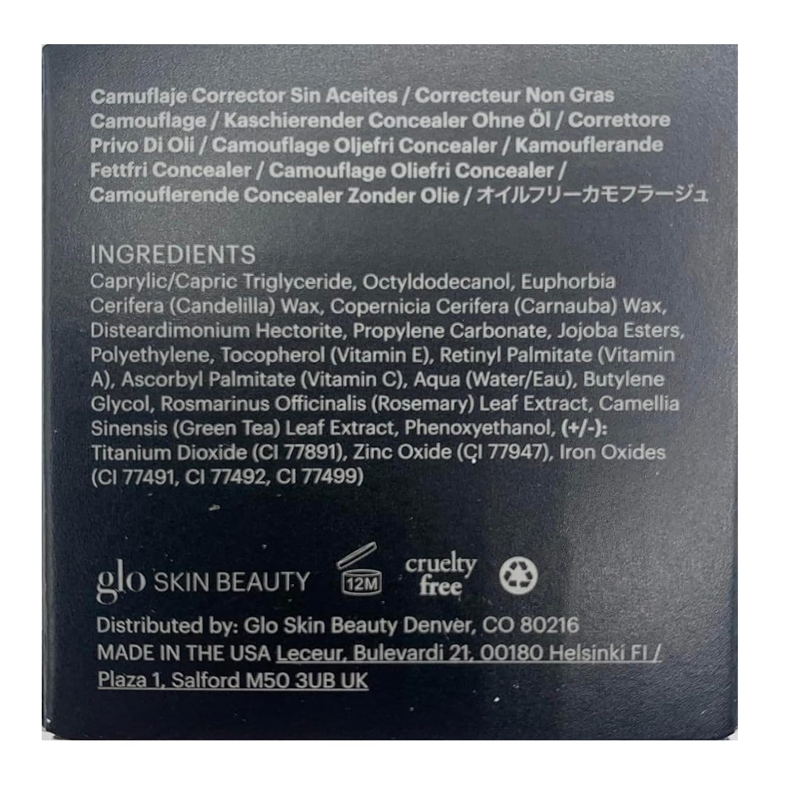Glo Skin Beauty Oil-Free Camouflage Concealer – Sand | Correct, Conceal & Brighten