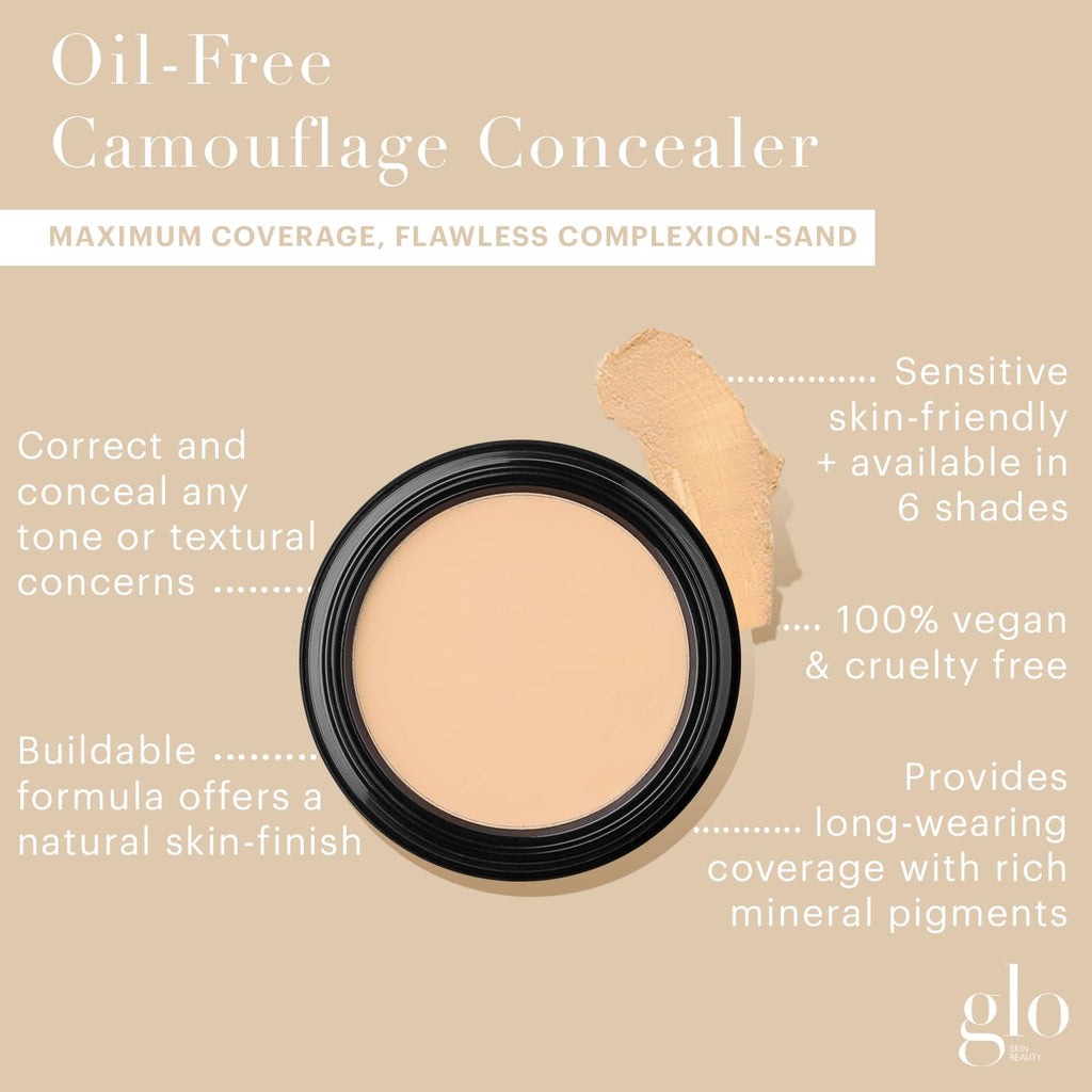 Glo Skin Beauty Oil-Free Camouflage Concealer – Sand | Correct, Conceal & Brighten