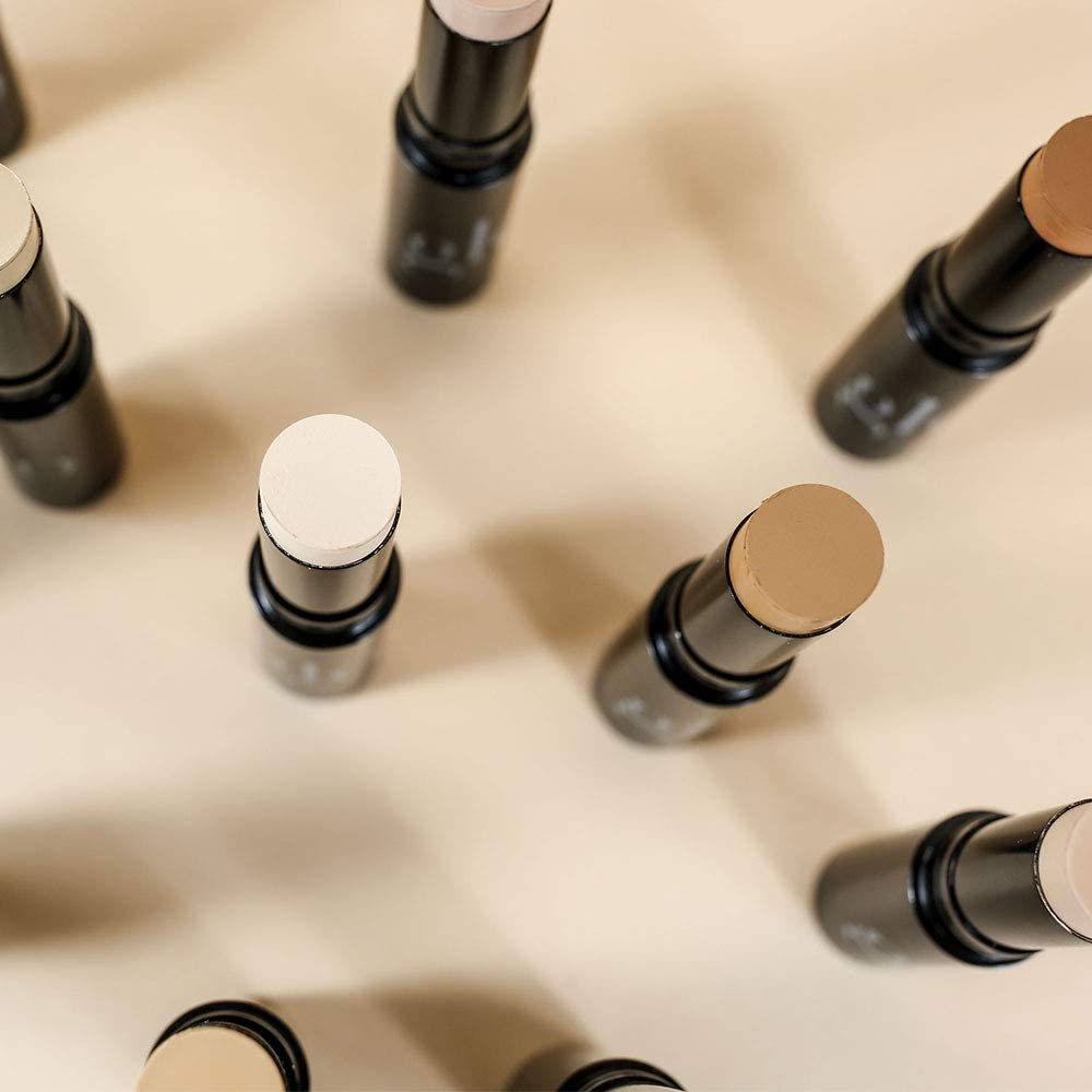 Glo Skin Beauty HD Mineral Foundation Stick – Buildable Coverage, Hyaluronic Acid Hydration, Contour & Highlight (Carob 10N)