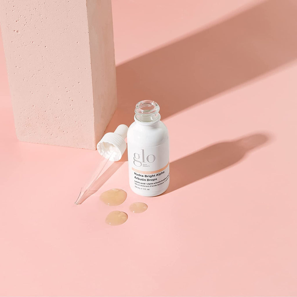 Glo Skin Beauty Hydra-Bright Alpha Arbutin Drops – Brightening Serum for Even Skin Tone