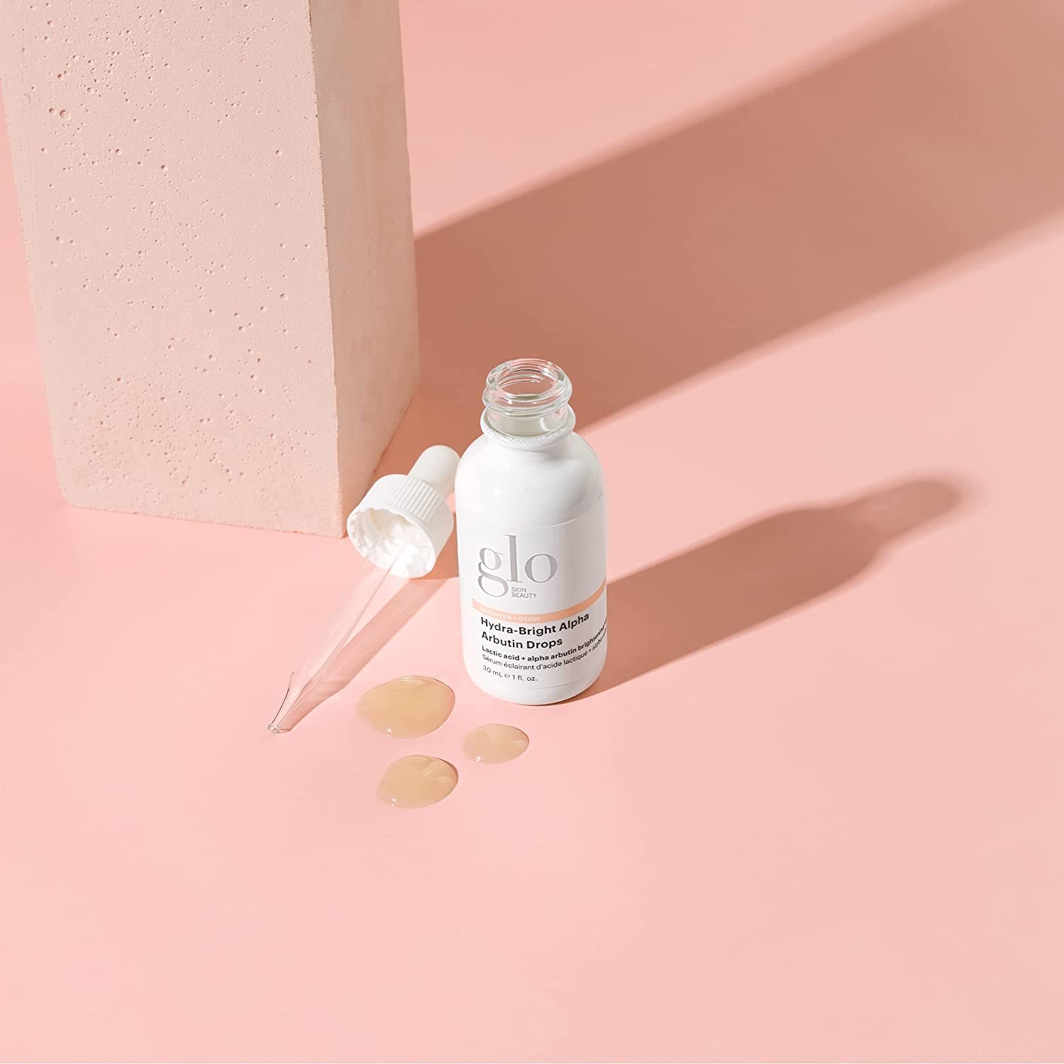 Glo Skin Beauty Hydra-Bright Alpha Arbutin Drops – Brightening Serum for Even Skin Tone