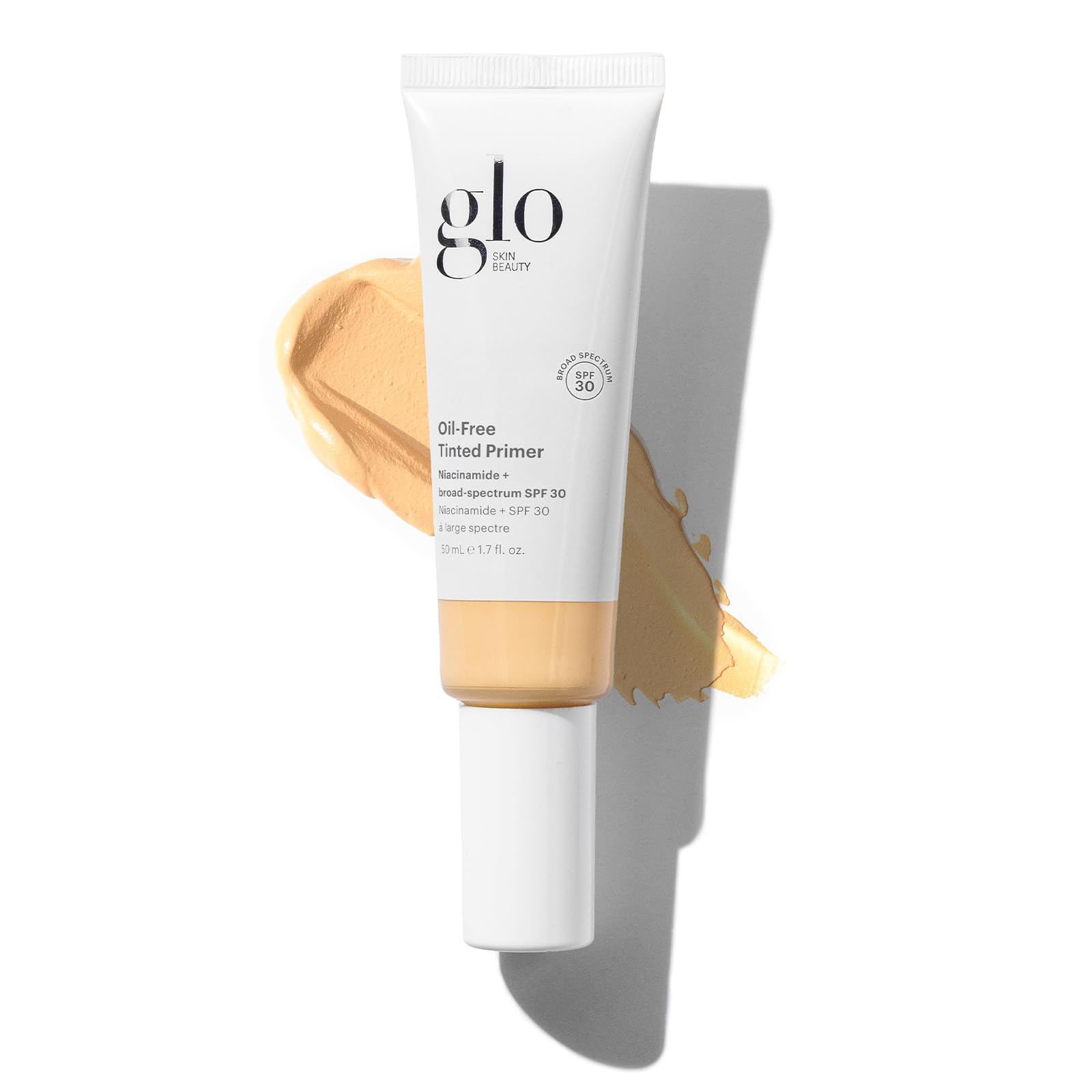 Glo Skin Beauty Oil-Free Tinted Primer SPF 30 Light Medium – 1.7 oz | 4-in-1 Mineral Primer