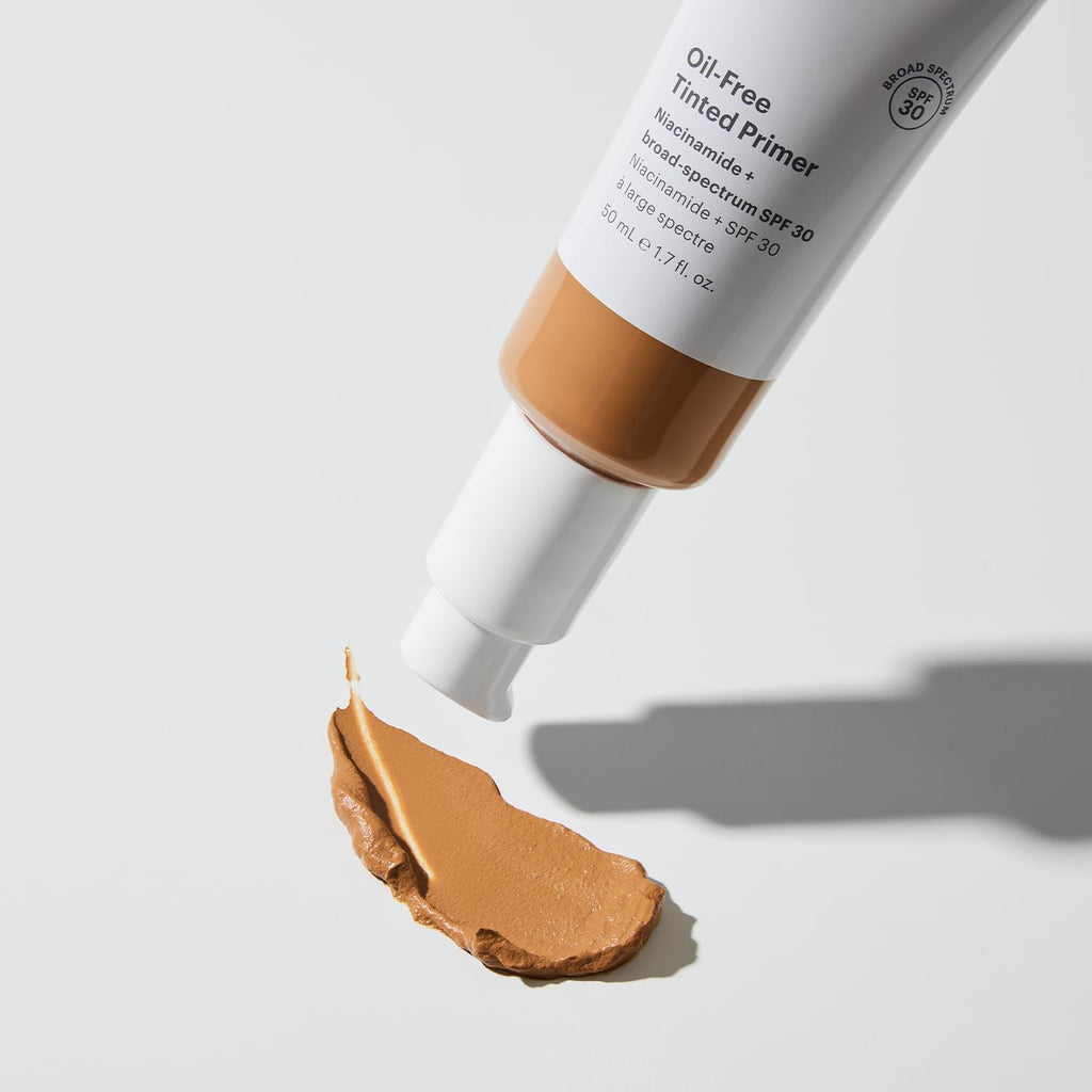 Glo Skin Beauty Oil-Free Tinted Primer SPF 30 (Light) – 4-in-1 Foundation Primer & Sun Protection