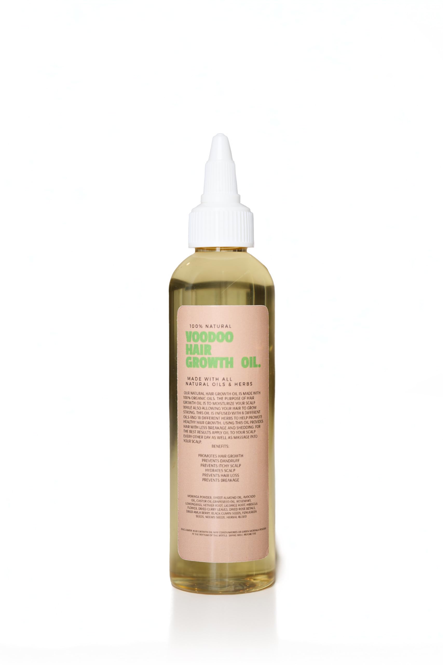 Glossed by Nae Voodoo Hair Growth Oil – Rosemary, Lemongrass, Grapeseed & Castor Oil for Hair Growth | All Hair Types | 4 oz