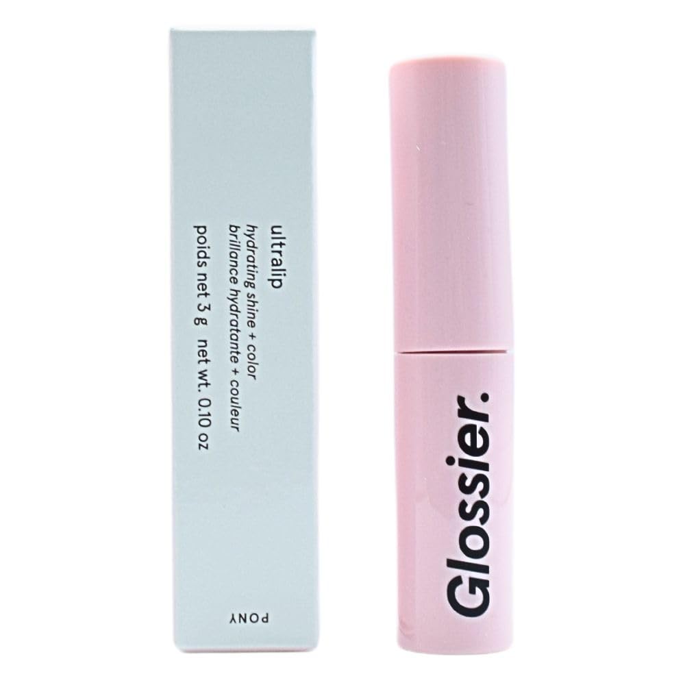 Glossier Ultralip High Shine Lipstick — Pony (Rosy Taupe) with Buildable Color & Hydration