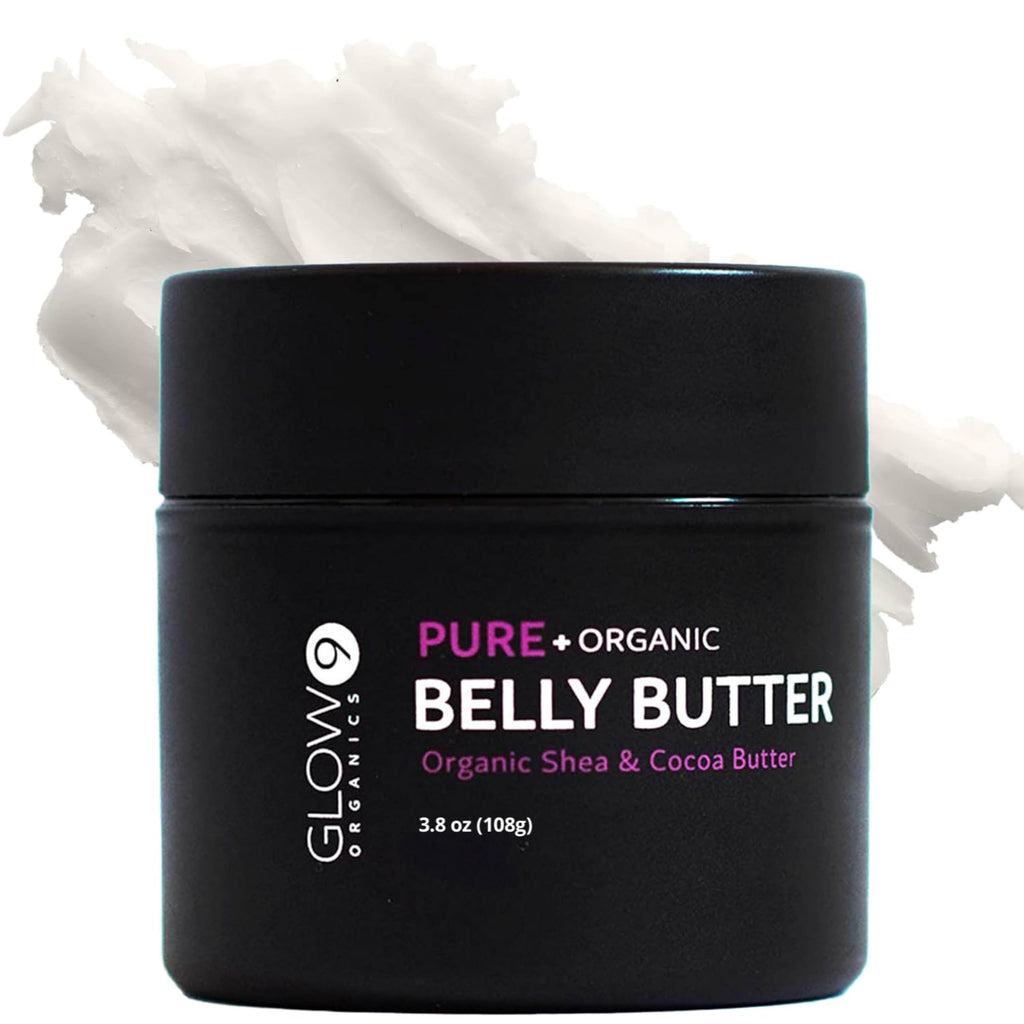 Glow Organics Belly Butter for Pregnancy – Deep Hydration, Fragrance-Free & Pregnancy-Safe
