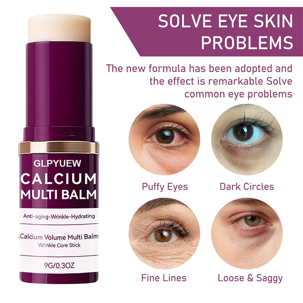 GLPYUEW Calcium Multi Balm – Korean Collagen Moisturizing Stick for All Skin Types