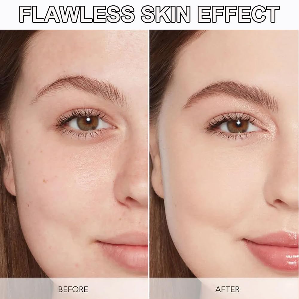 GLSFACE Color Changing Foundation Stick — Light to Medium, Matte Finish, Dual-Ended with Brush
