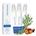 Gluvelessia Hair Growth Serum Roll-On with Rosemary – Thicker, Fuller-Looking Hair (Pack of 3)