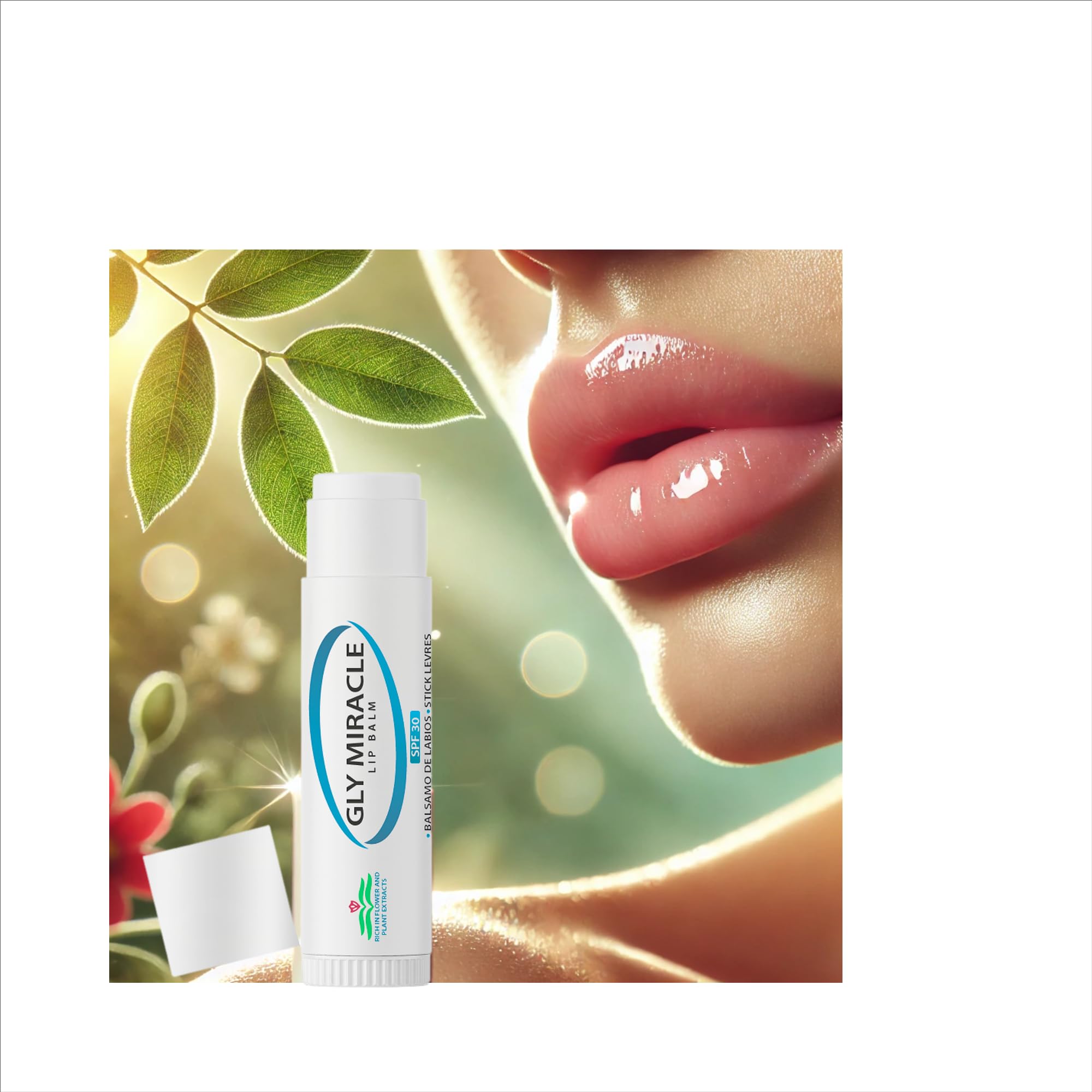 GLY MIRACLE Moisturizing Sunscreen Bundle SPF 30 – Non-Greasy Hydration for Face, Hands, Body & Lips (Apricot Breeze)