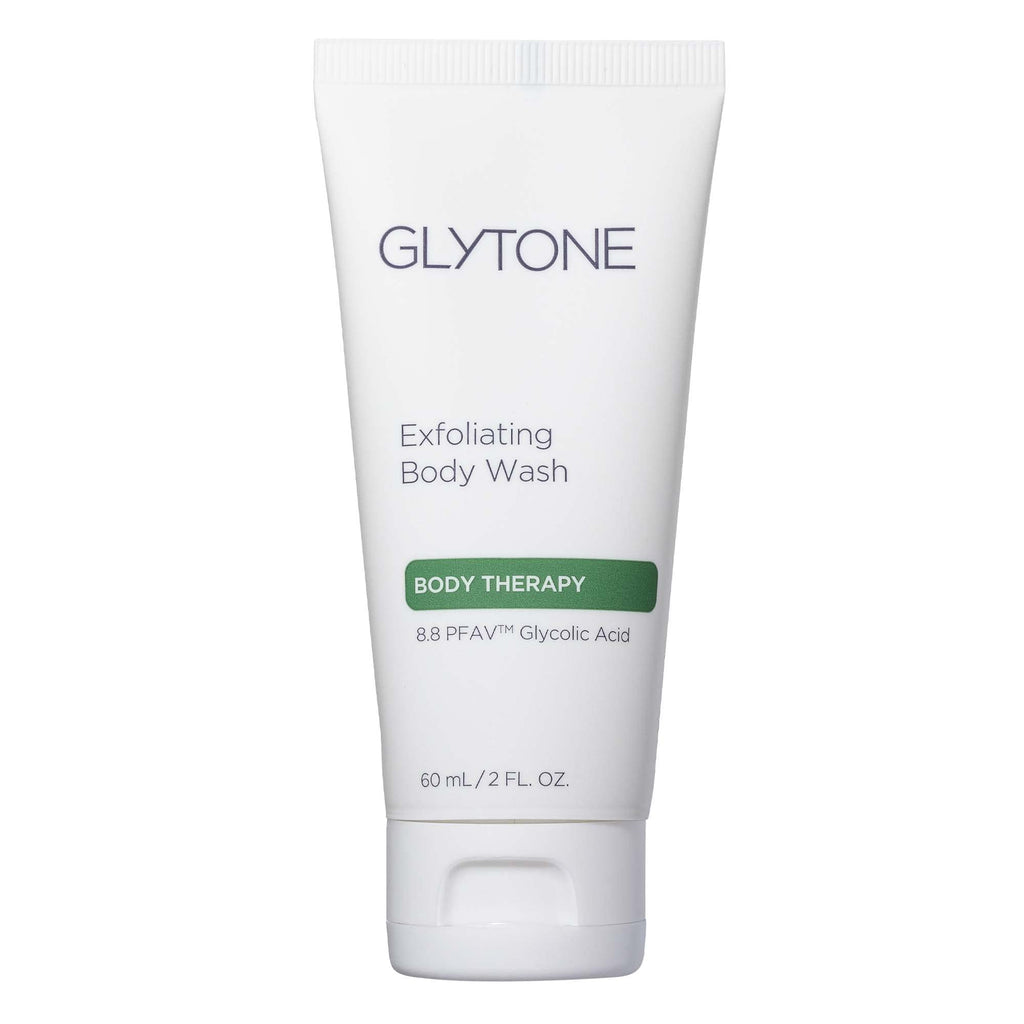 GLYTONE Glycolic Acid Body Wash – Fragrance-Free Exfoliating Cleanser (2 oz)