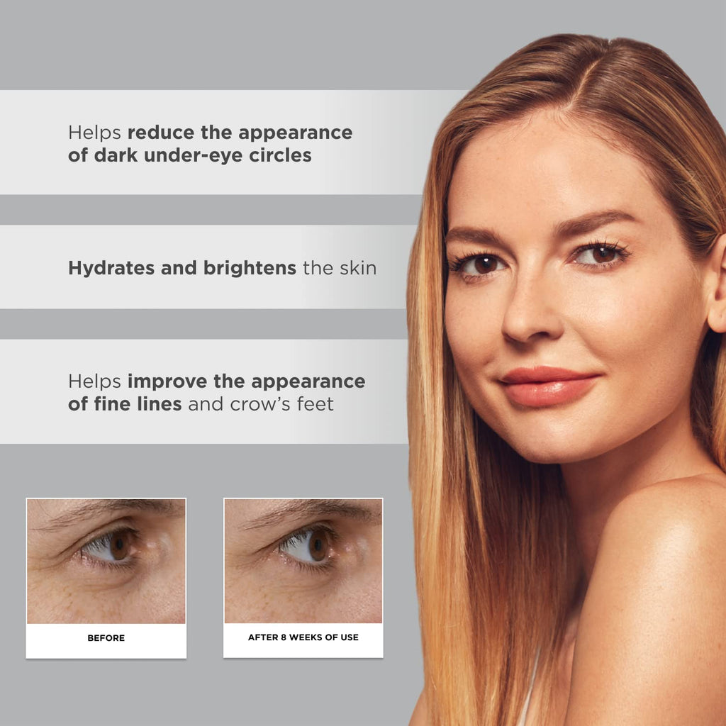 Glytone Age-Defying PHA+ Renewing Eye Cream | Puffiness, Dark Circles & Wrinkles | 0.5 Fl Oz