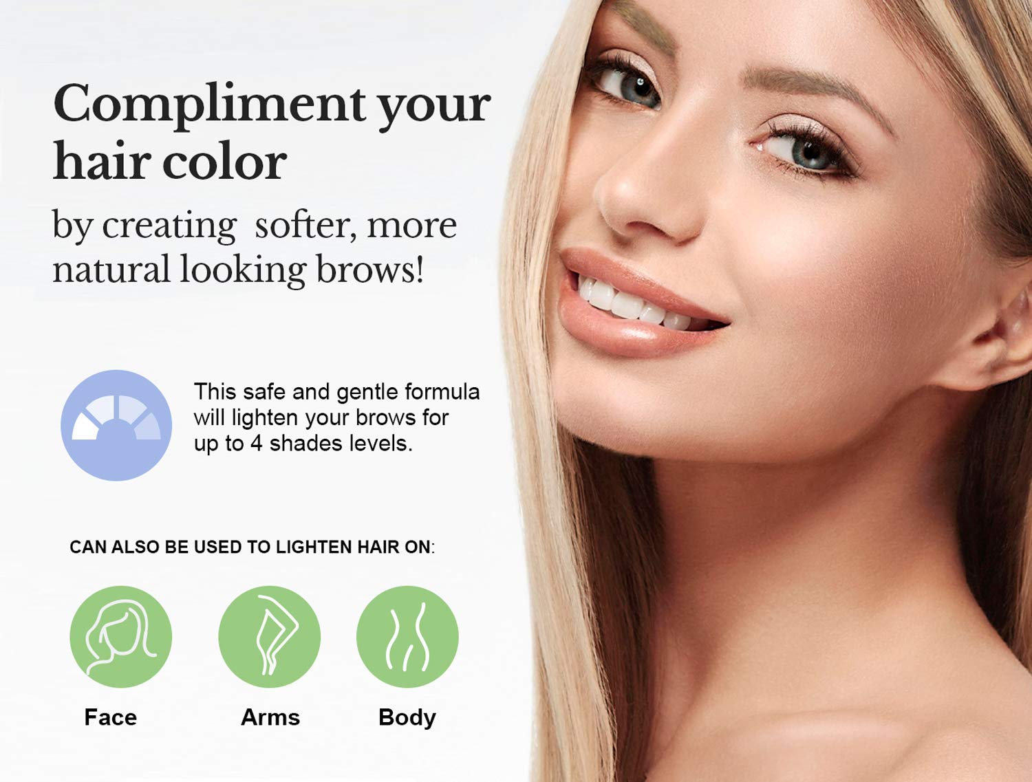 Godefroy Eyebrow Color Lightening Crème: Single-Use Kit for At-Home Brow Lightening