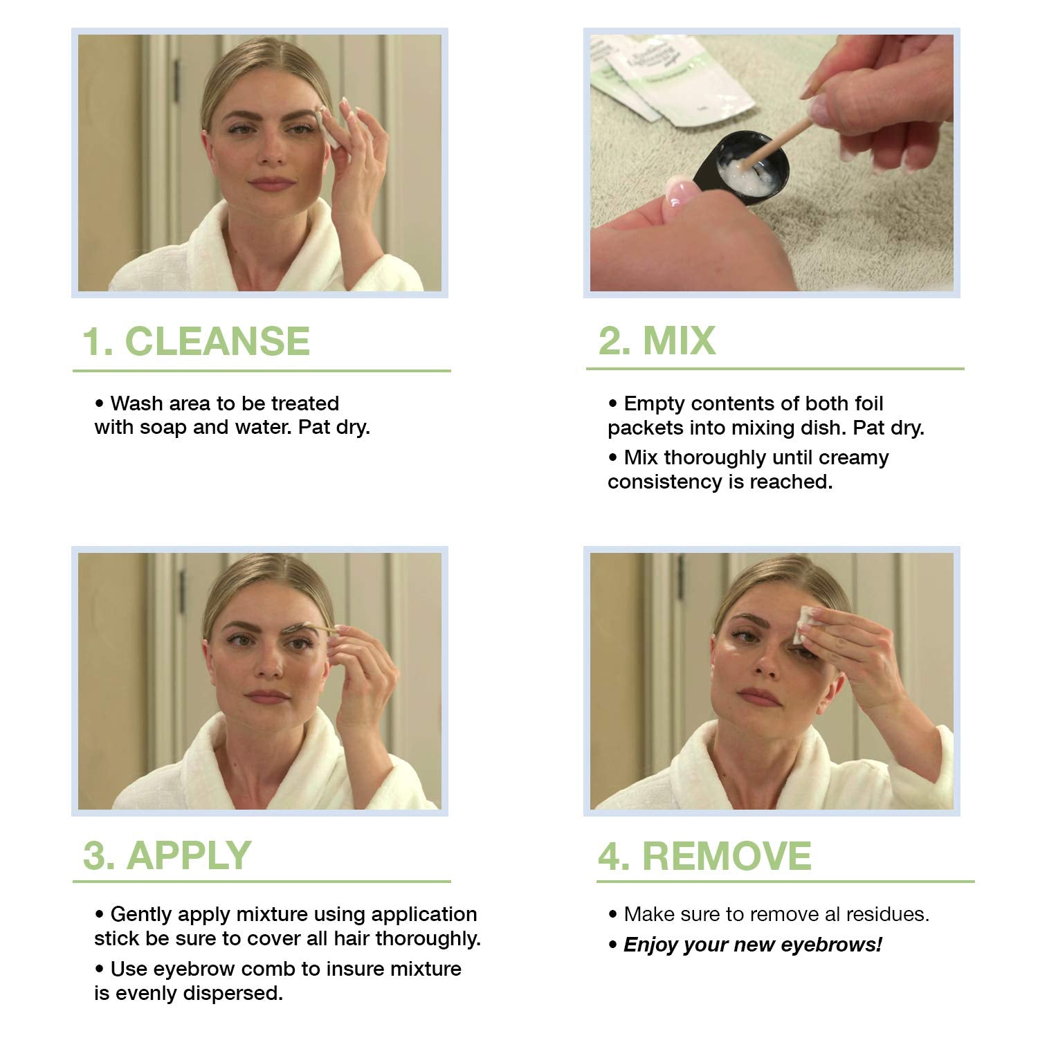 Godefroy Eyebrow Color Lightening Crème: Single-Use Kit for At-Home Brow Lightening
