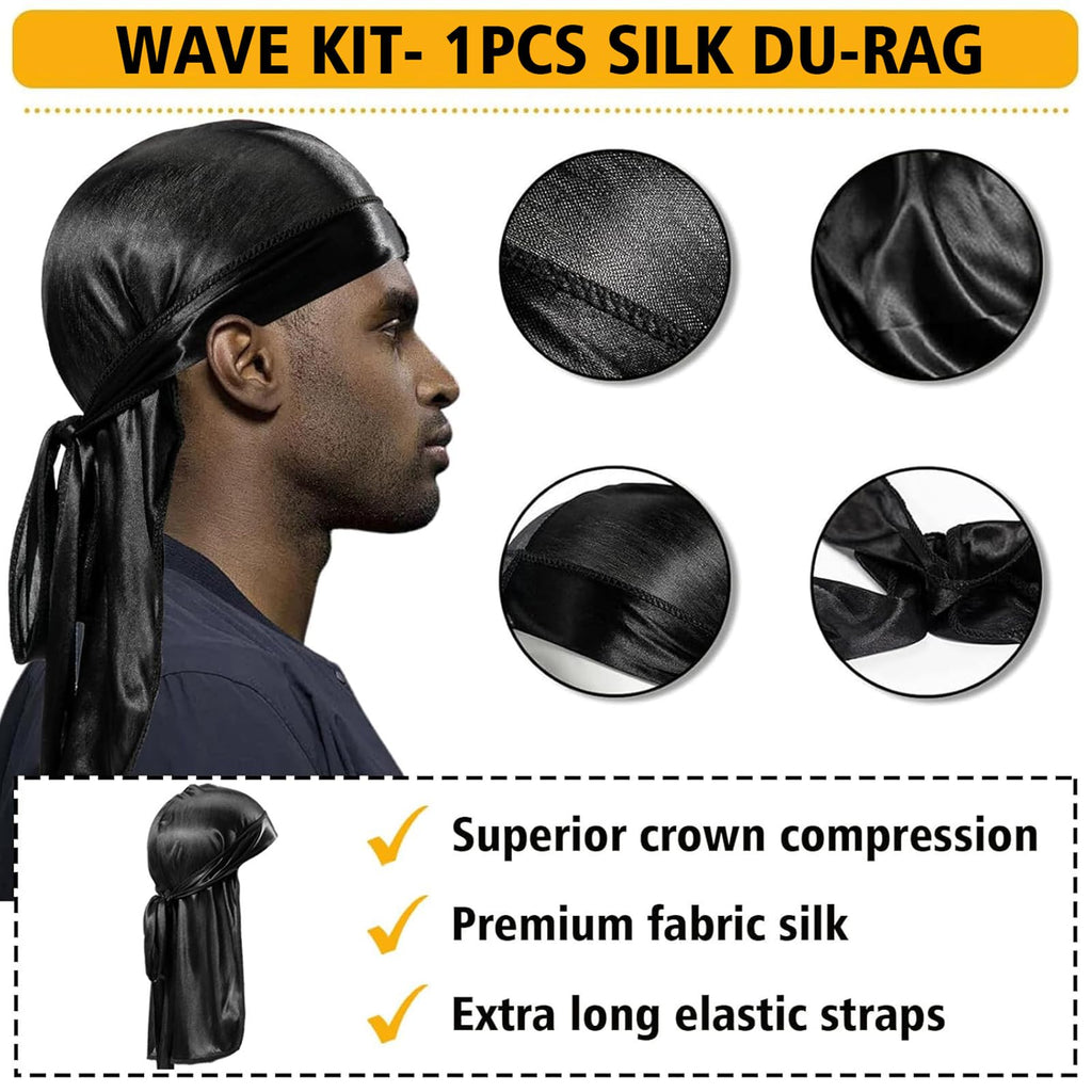 Goiple 360 Wave Shampoo & Strong Hold Pomade Kit for Men