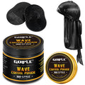 Goiple Natural Wave Pomade – Strong Hold for Men, 360 Waves + Travel Size