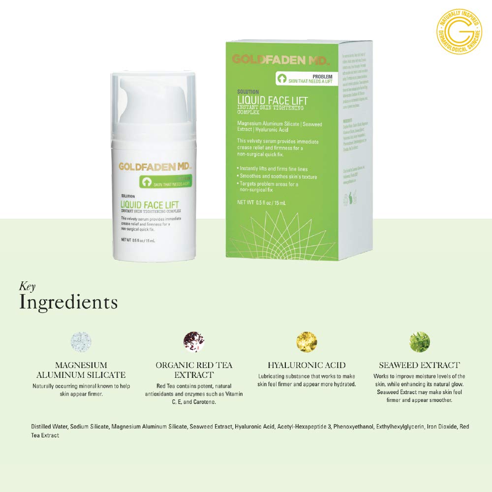 Goldfaden MD Liquid Face Lift — Instantly Firmer, Smoother Skin (0.5 oz)