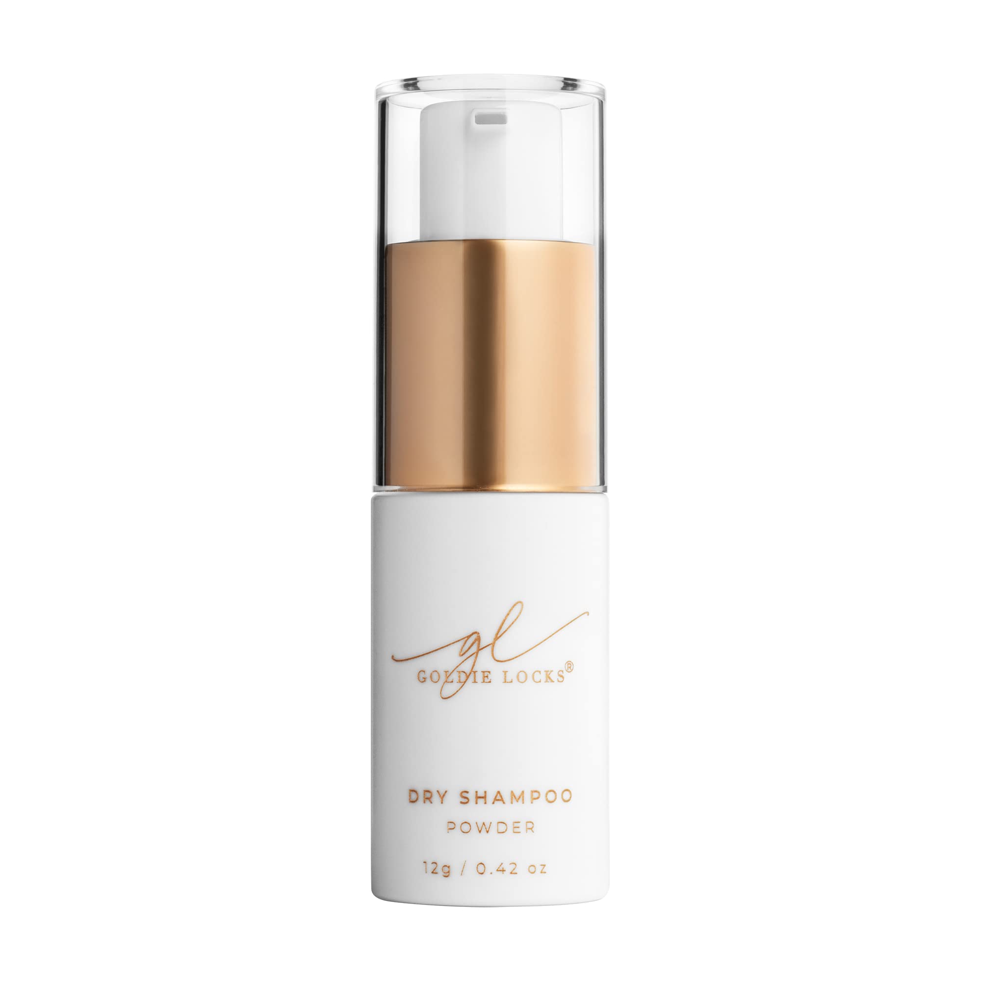 Goldie Locks Dry Shampoo Powder – Volumizing & Oil Absorbing for Light & Dark Hair | Non-Aerosol, No Residue | 0.42 oz