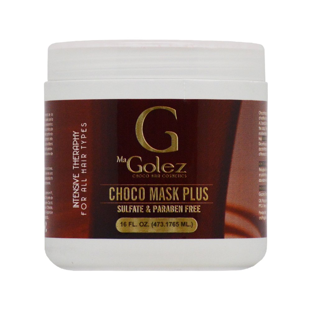 Golez Choco Hair Cosmetics Intensive Therapy Choco Mask Plus 16oz – Hydrates & Nourishes Hair