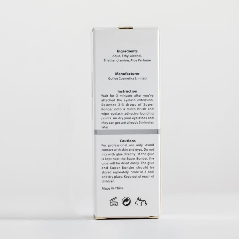 GOLLEEPRO Lash Bonder for Eyelash Extensions – Retention Sealant & Glue Accelerator 15ml