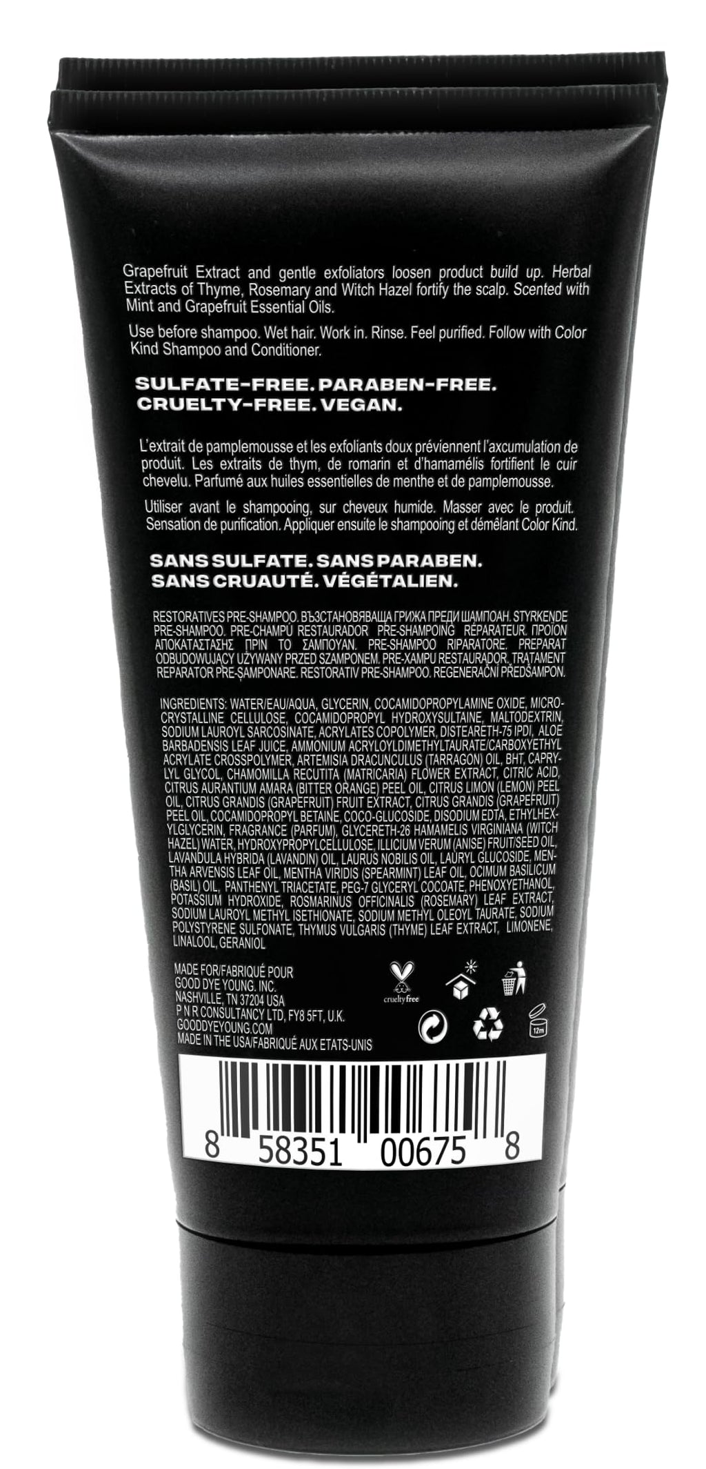 Good Dye Young Weekly Scalp Scrub Exfoliating Shampoo – 6 oz | Color Kind
