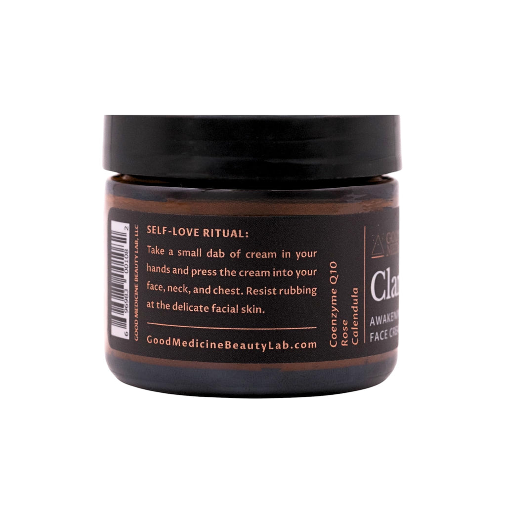 Clarity Awakening Face Cream by GOOD MEDICINE INTUITIVE SKINCARE – Daily Moisturizer with CoQ10 & Vitamin B3