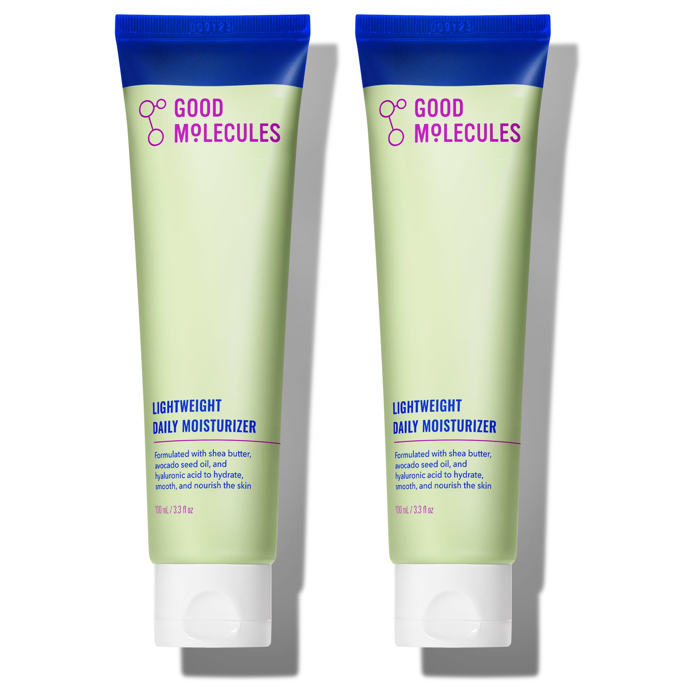 Good Molecules Lightweight Daily Moisturizer Pack 2 – 100 ml / 3.38 oz, Non-Greasy Hydration