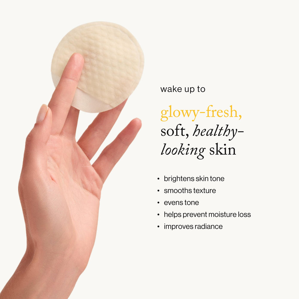 goop Beauty 15% Glycolic Acid Exfoliating Pads – Overnight Peel for Radiant, Smoother Skin | 12 Pack | Paraben & Silicone Free