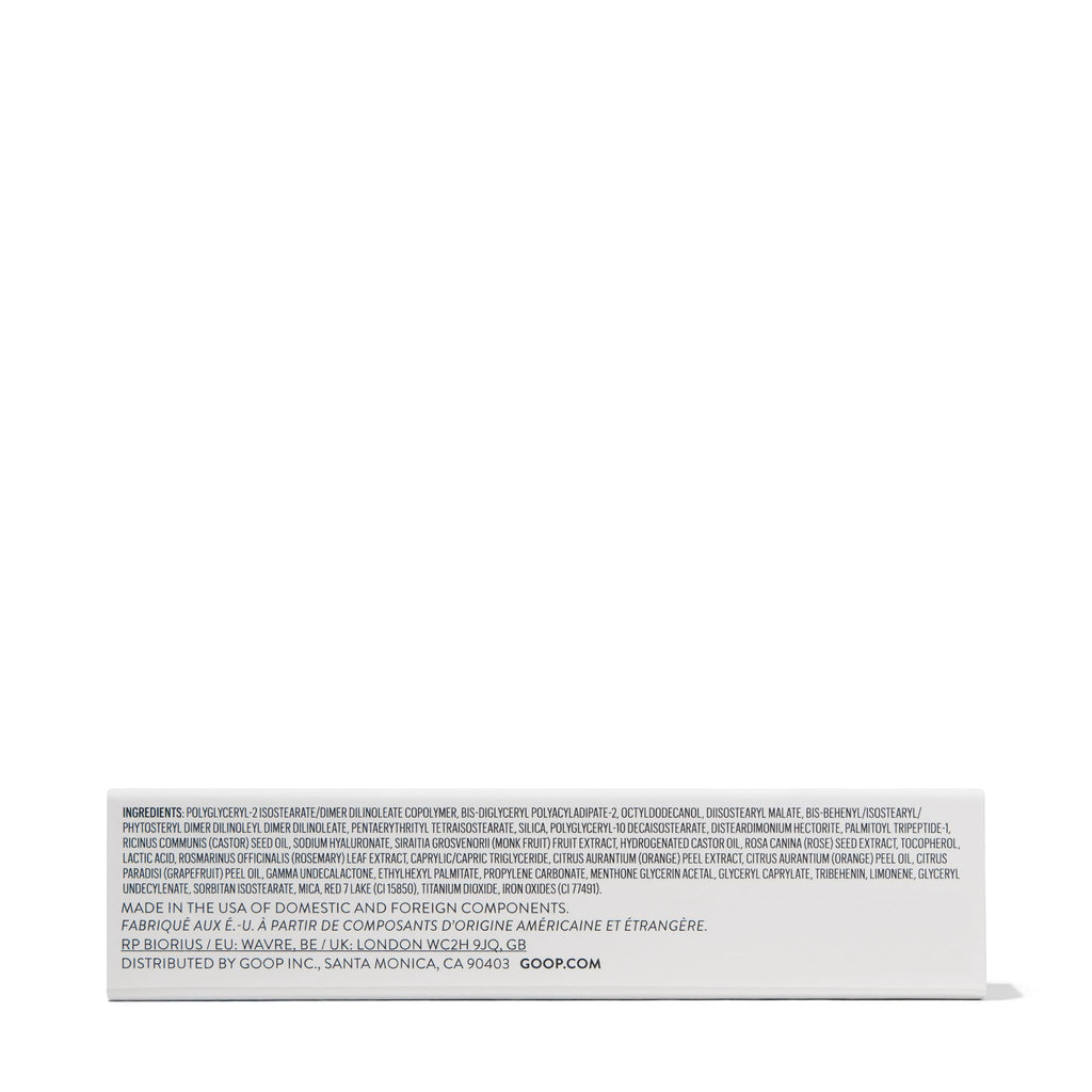 goop Beauty Hydra-Barrier Gel Gloss | Hydrating Lip Gloss with Hyaluronic Acid & Vitamin E | Glaze - Palest Clear Pink | 0.13 oz