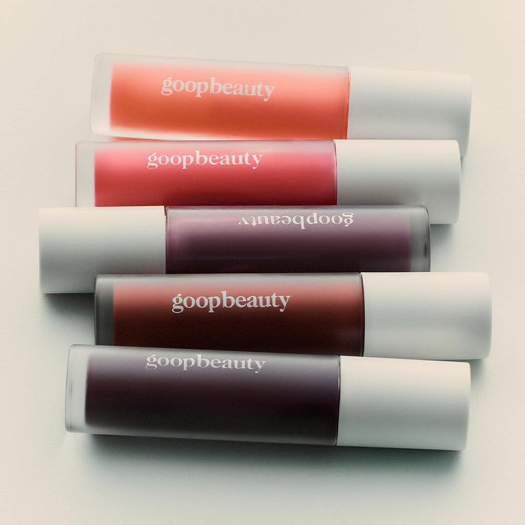 goop Beauty Hydra-Barrier Gel Gloss | Hydrating Lip Gloss with Hyaluronic Acid & Vitamin E | Glaze - Palest Clear Pink | 0.13 oz