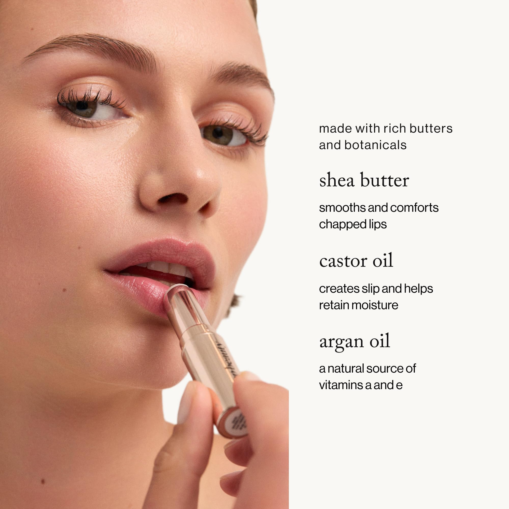 Goop Beauty Lip Balm Trio – Clean, Petroleum-Free Moisturizers in Clear, Garnet & Rose
