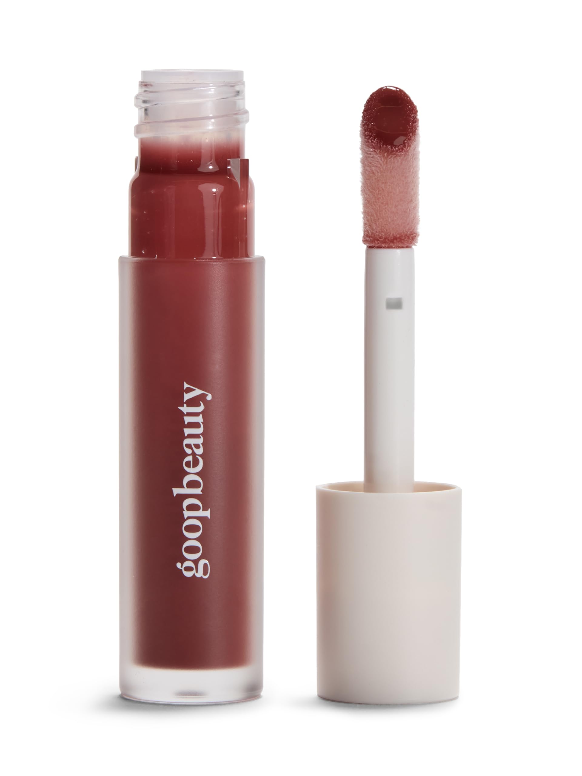 goop Beauty Hydra-Barrier Gel Gloss Spice | Hydrating 5-in-1 Lip Treatment with Hyaluronic Acid