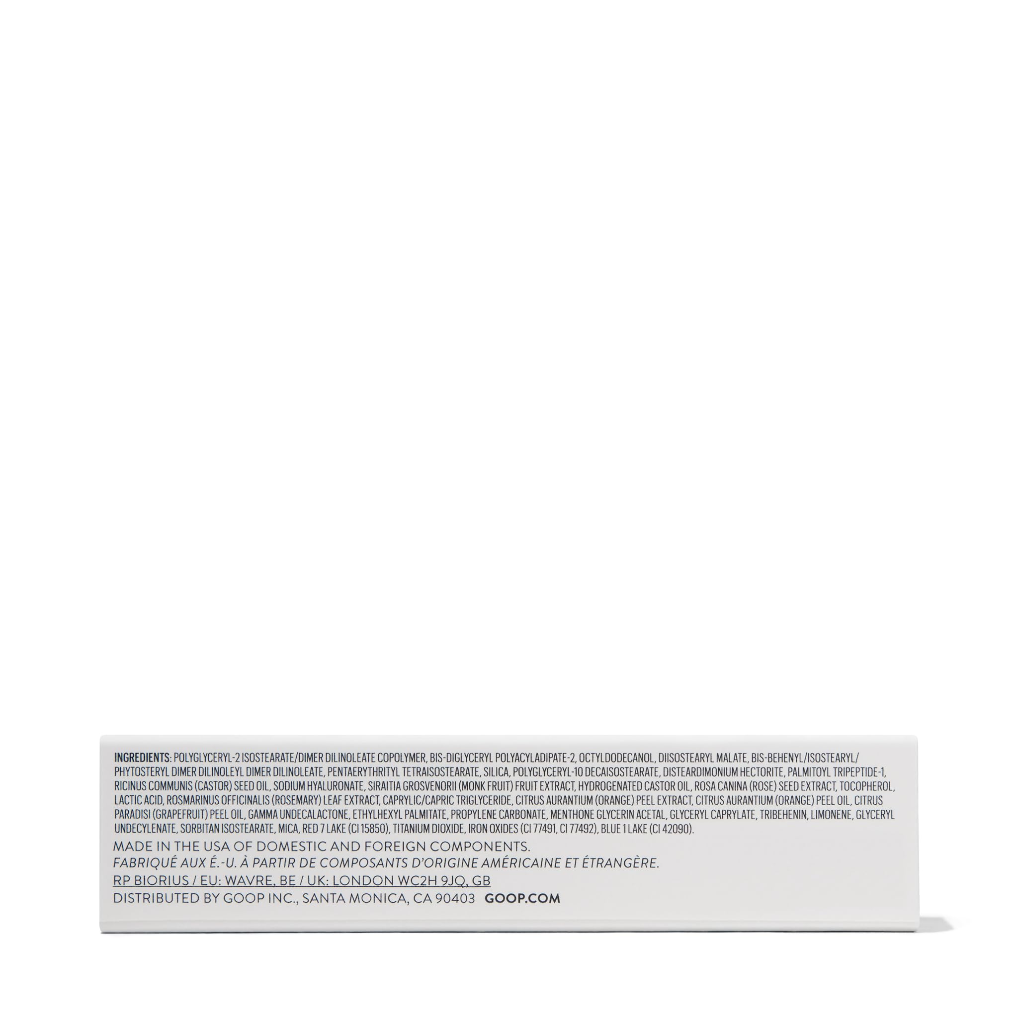 goop Beauty Hydra-Barrier Gel Gloss Spice | Hydrating 5-in-1 Lip Treatment with Hyaluronic Acid