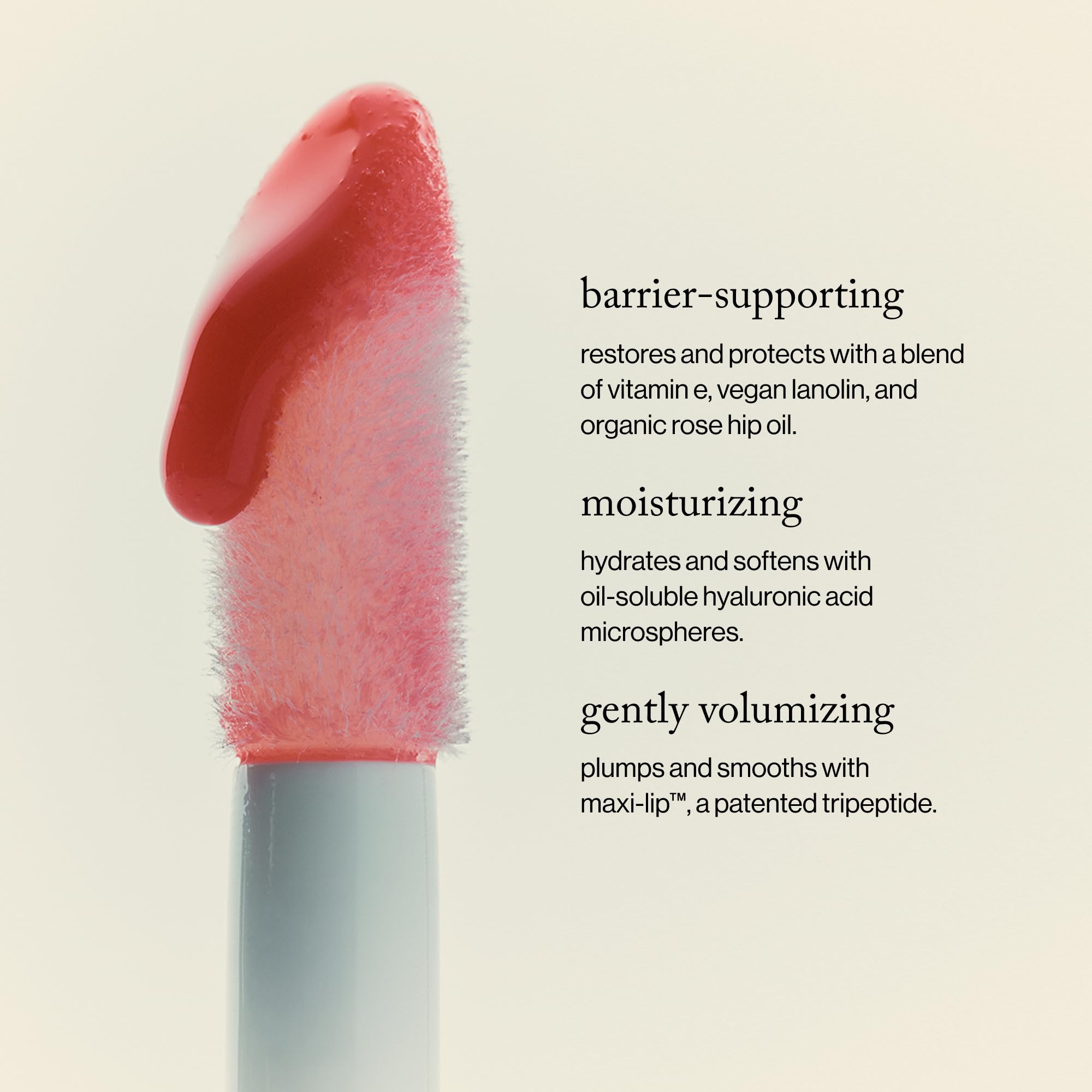goop Beauty Hydra-Barrier Gel Gloss – Hydrating Lip Treatment in Fig (Sheer Aubergine) | Hyaluronic Acid + Vitamin E | 0.13 oz