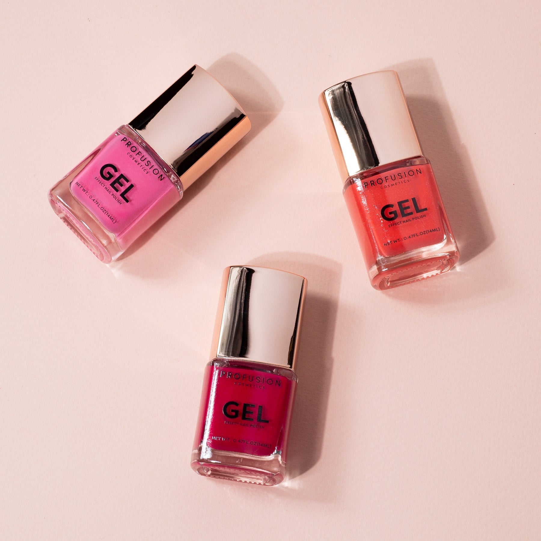 GO-TO BRIGHTS | 3 PC GEL EFFECT NAIL POLISH SET