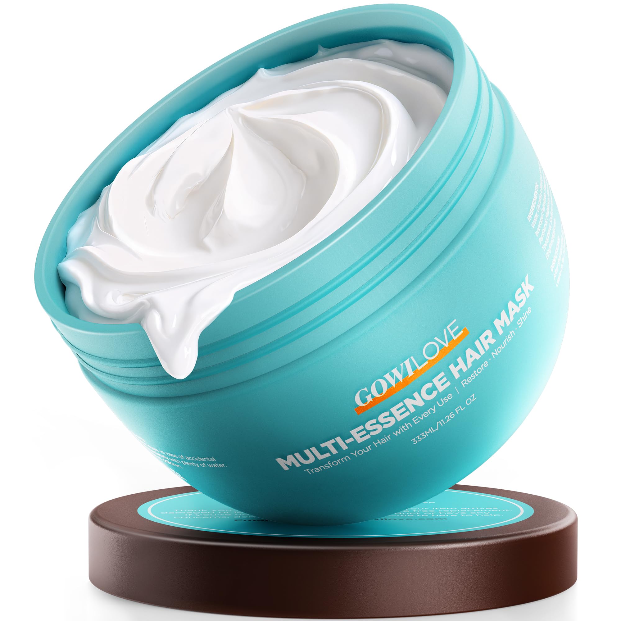 GOWILOVE 5X Penetration Hair Mask with 5 Botanical Oils – HA-Infused Deep Hydration & Dual-Protein Repair