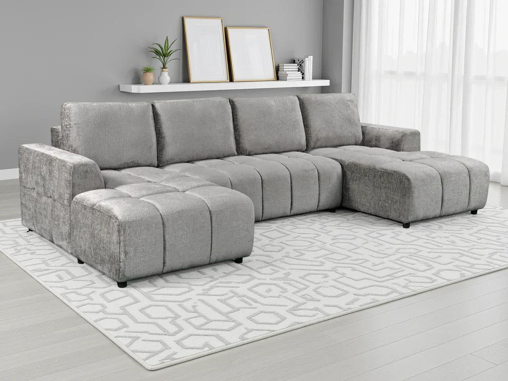 Shanghai Luxury U Shape Corner Sofa bed