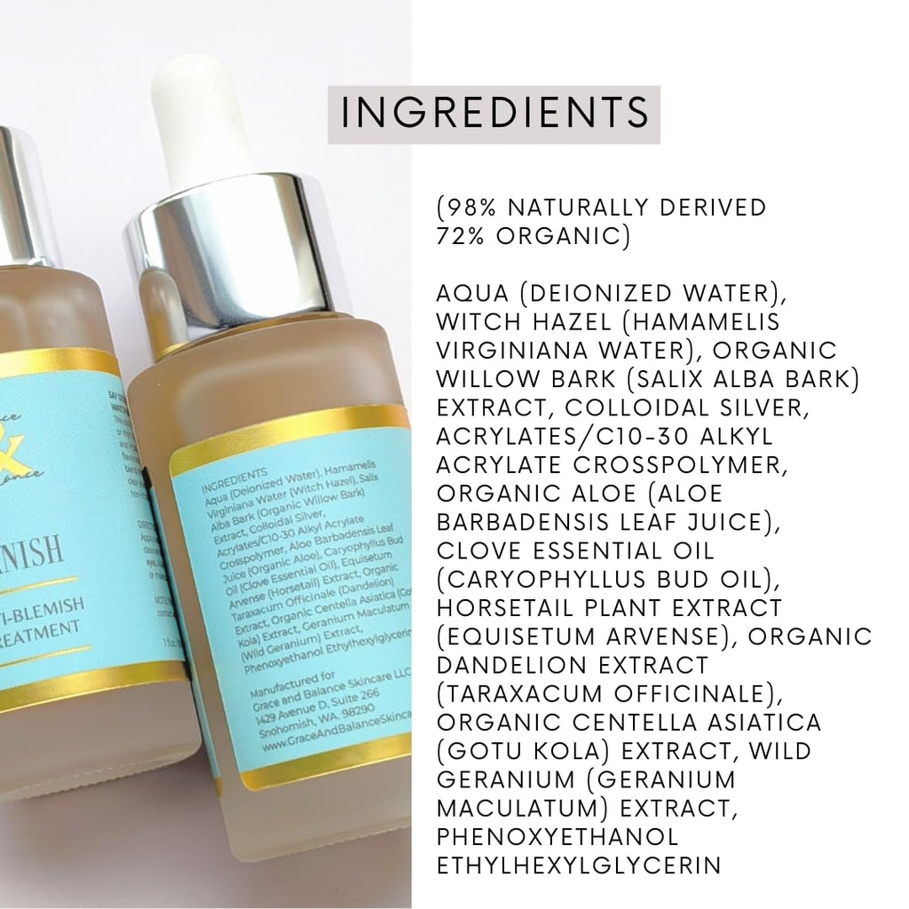 VANISH Clear Skin Serum by Grace & Balance — Plant-Based Spot Treatment