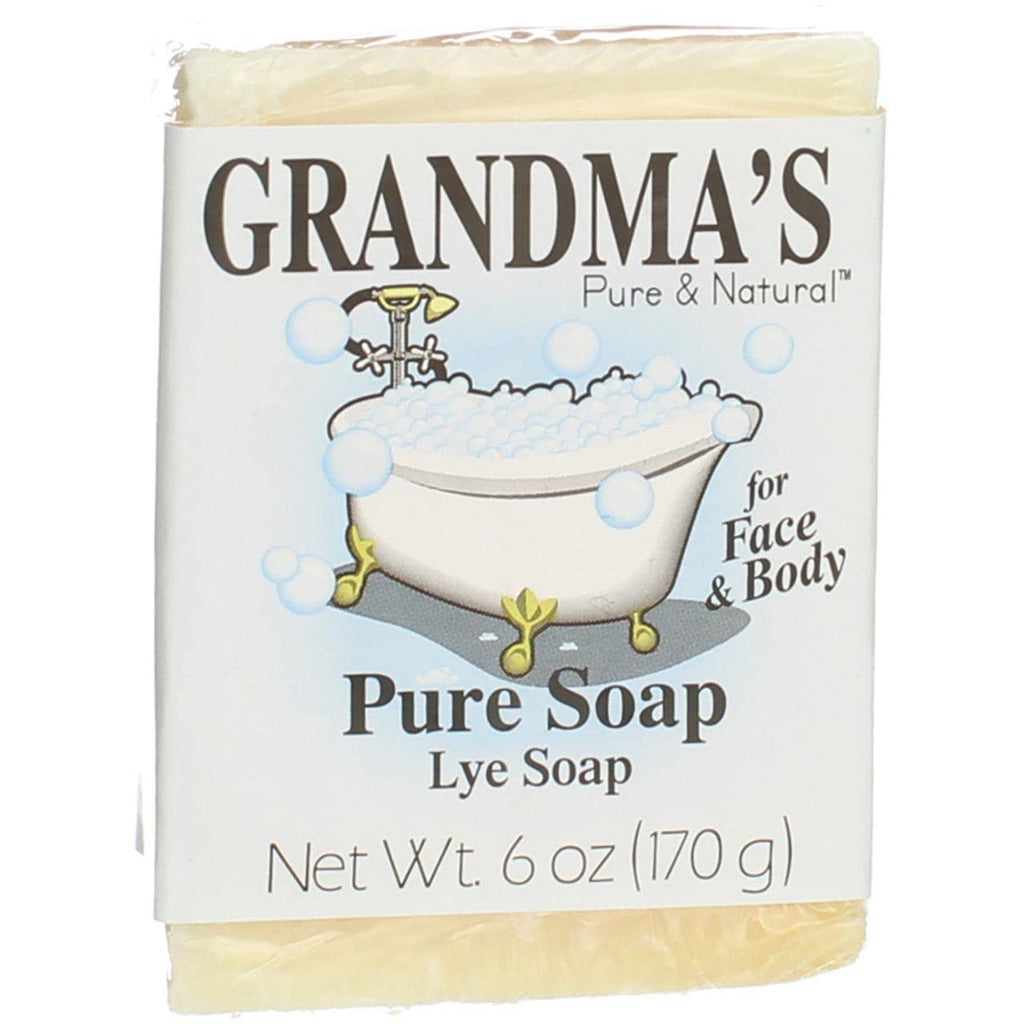Grandma's Lye Face & Body Soap - 6 oz, 3-Pack | GRANDMA'S PURE & NATURAL