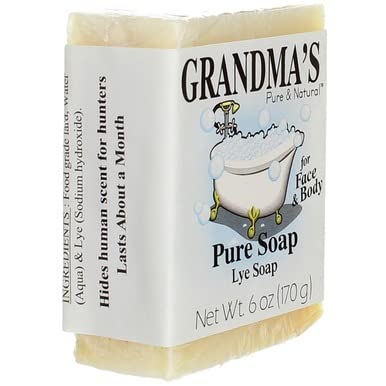 Grandma's Lye Face & Body Soap - 6 oz, 3-Pack | GRANDMA'S PURE & NATURAL